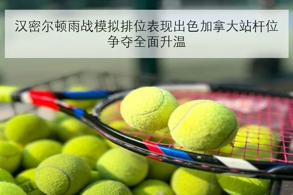 汉密尔顿雨战模拟排位表现出色加拿大站杆位争夺全面升温